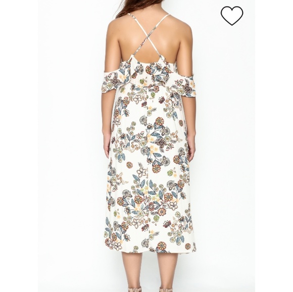 👙👙White floral print dress - Picture 2 of 2